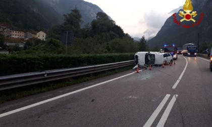 Incidente a Ospitale di Cadore, 4 auto coinvolte e un ferito