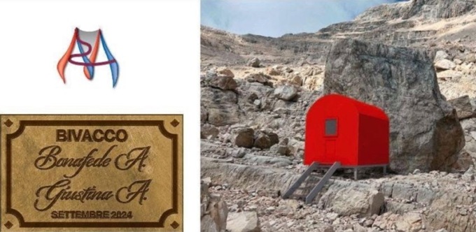Monte Pelmo, pronto il nuovo bivacco: sarà dedicato ad Alberto e Aldo