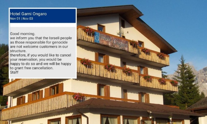 Hotel di Selva di Cadore nega la prenotazione ai turisti israeliani: “Responsabili di genocidio”
