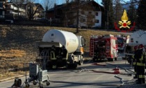 Autocisterna in panne a Cortina d’Ampezzo, necessario il travaso del GPL