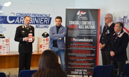 Diecimila opuscoli stampati dai carabinieri di Belluno per prevenire le truffe