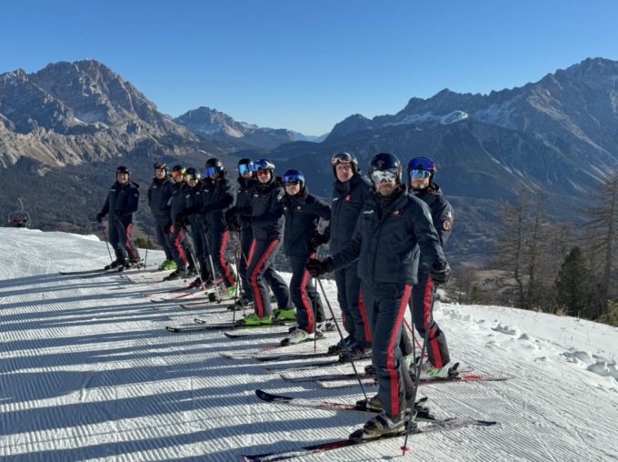 Carabinieri sulle piste da sci, “test event” per le Olimpiadi Milano Cortina 2026