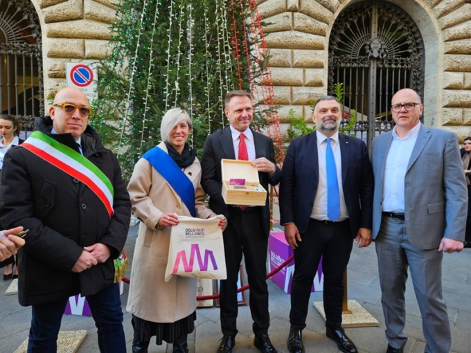 Un abete bianco del Cadore al Ministero dell’agricoltura per le festività natalizie