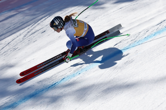 Sofia Goggia strappa il miglior tempo nella seconda prova di Coppa del Mondo a Cortina