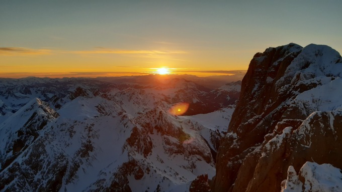 “Marmolada in love”: una serata romantica dalla cima più alta delle Dolomiti