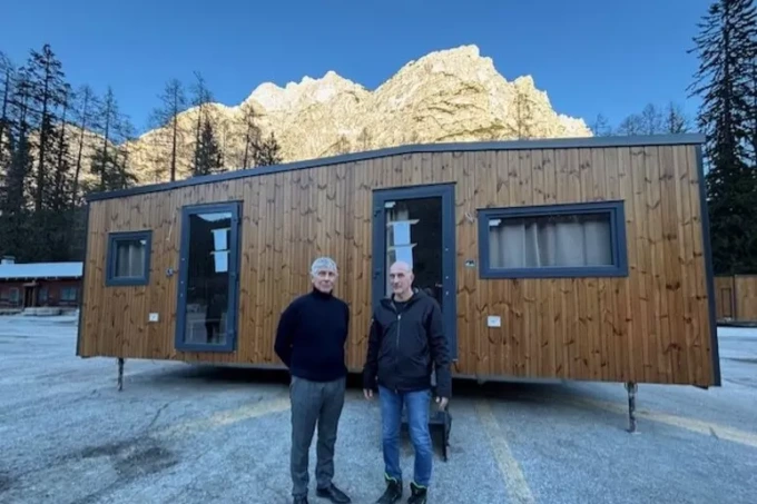 Cortina, consegnate le prime 4 casette (su 377) del villaggio olimpico e paralimpico