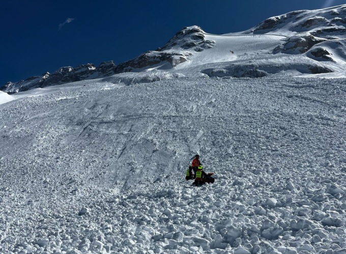 Bonifica terminata in Marmolada: nessun’altra persona coinvolta dalla valanga