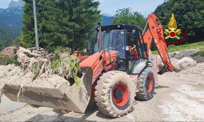 Frana di Cancia: lavori senza sosta per mettere in sicurezza l'area