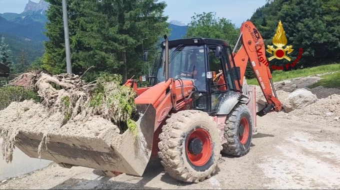 Frana di Cancia: lavori senza sosta per mettere in sicurezza l’area