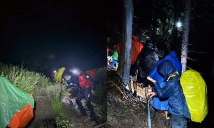 Gruppo di scout bloccato al buio in Val di Faè, salvato dal Soccorso Alpino