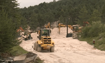 Statale 51 Alemagna ancora chiusa dopo il temporale di sabato notte: Cortina nuovamente isolata