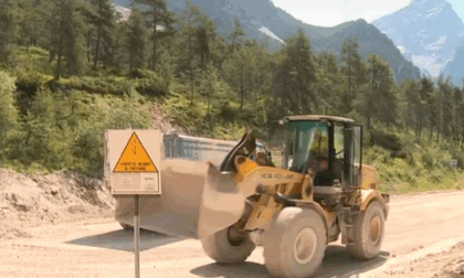 Frana a San Vito di Cadore: riaperta all'alba la statale Alemagna, di nuovo accesso diretto a Cortina