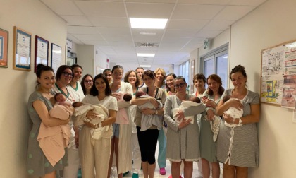 Sette bambini nati in 24 ore in ostetricia a Feltre