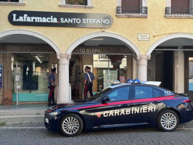 Rapina in farmacia a Belluno: arrestato 46enne in semilibertà
