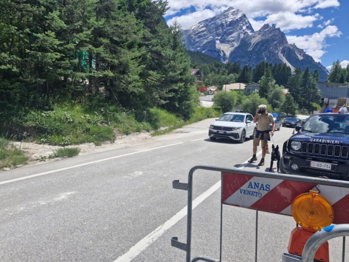 Alemagna riaperta a San Vito, dopo la colata di ieri sera