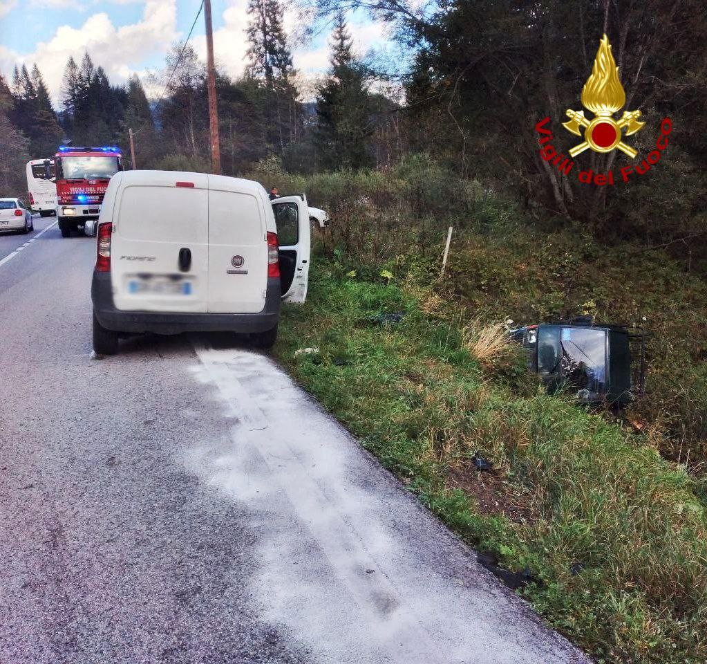 Doppia tragedia sulle strade bellunesi: due morti in poche ore a Borgo Valbelluna e Auronzo di Cadore