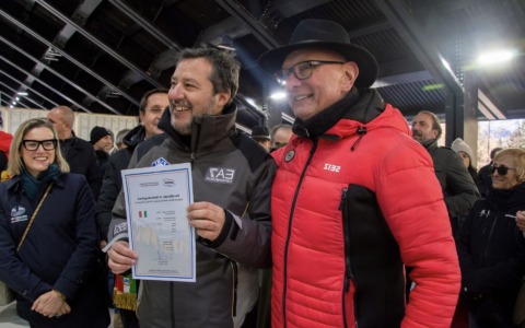 Salvini a Cortina, lo Sliding Centre ottiene l’omologazione internazionale