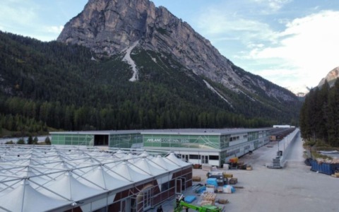 Il villaggio olimpico di Cortina supera lo stress test: 377 alloggi pronti a ospitare 1.400 atleti