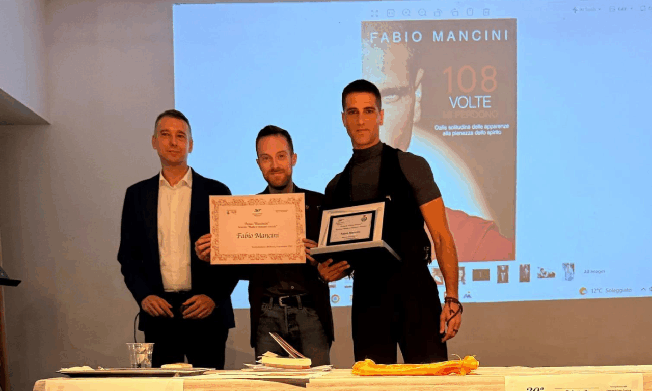 “108 volte mi perdono”: il supermodello Mancini racconta la sua rinascita a Santa Giustina