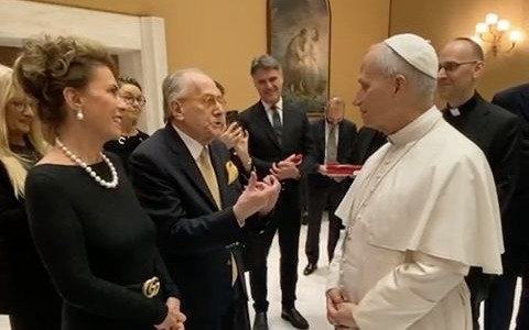 Lorraine Berton incontra Papa Leone XIV: cosa si sono detti