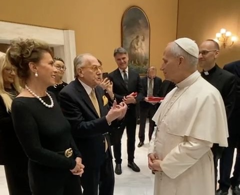 Lorraine Berton incontra Papa Leone XIV: cosa si sono detti