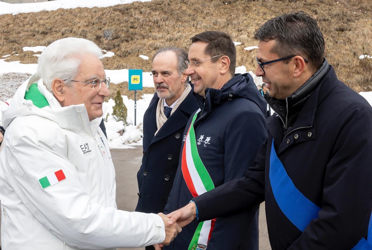Cortina, giornata storica con il presidente Mattarella. Padrin: “Un onore per tutto il territorio”