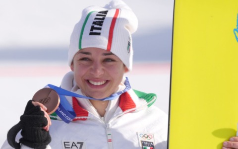 Olimpiadi, Lucia Dalmasso bronzo nel PGS di snowboard: vinto il derby bellunese con Elisa Caffont