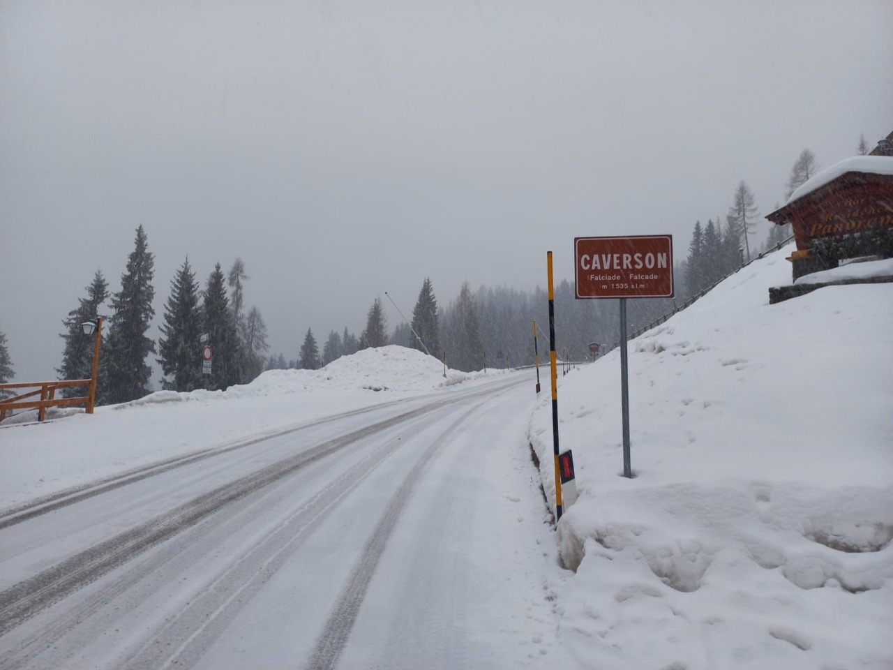 Fiocchi a fondovalle, scatta il Piano Neve: codice giallo nel Bellunese