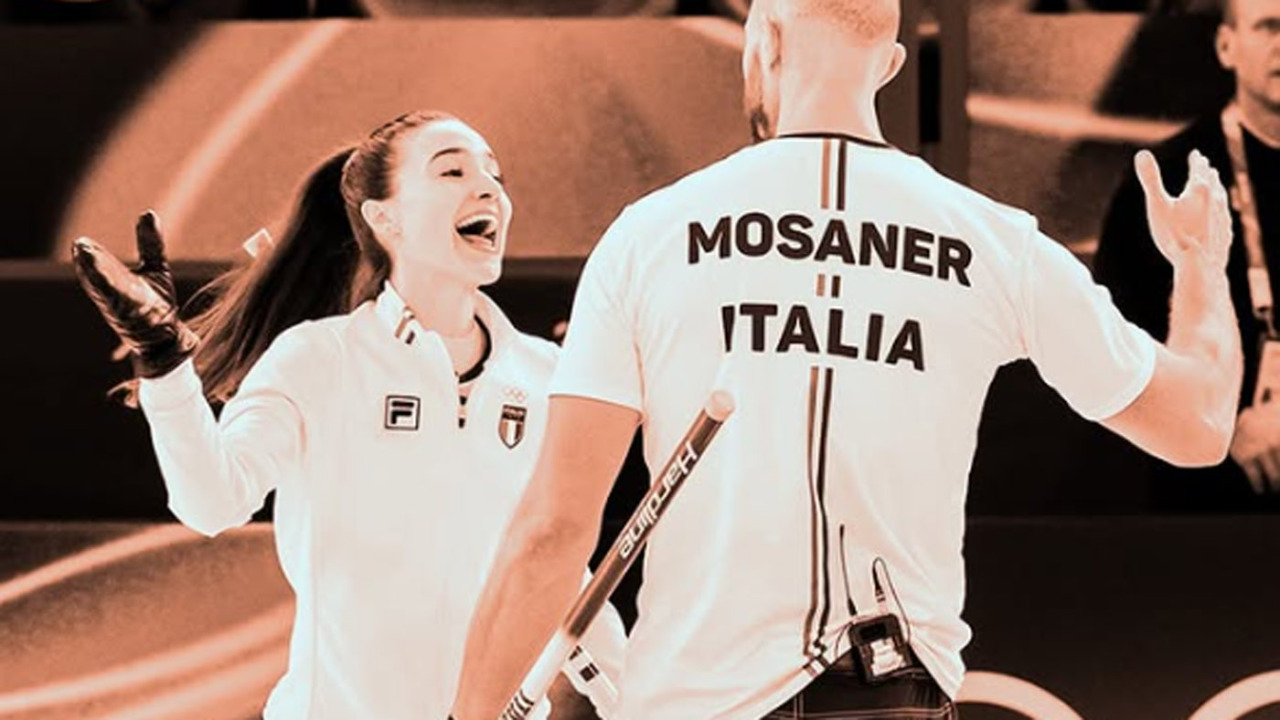 Olimpiadi, la bellunese Stefania Constantini e Amos Mosaner bronzo nel doppio misto di curling