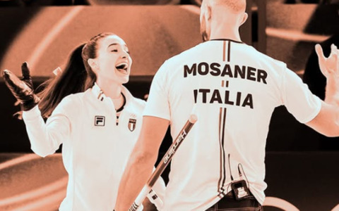 Olimpiadi, la bellunese Stefania Constantini e Amos Mosaner bronzo nel doppio misto di curling