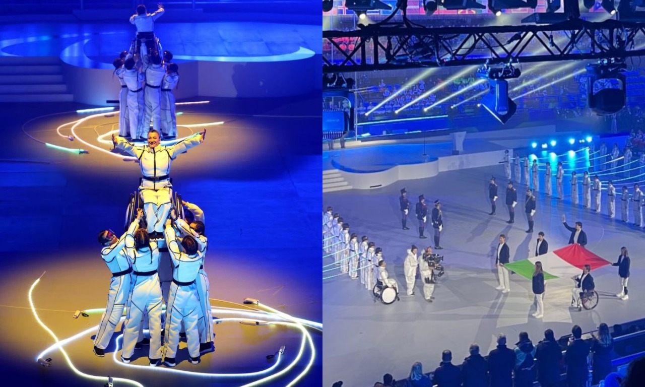 Paralimpiadi, show al Palazzo del Ghiaccio di Cortina per la cerimonia di chiusura