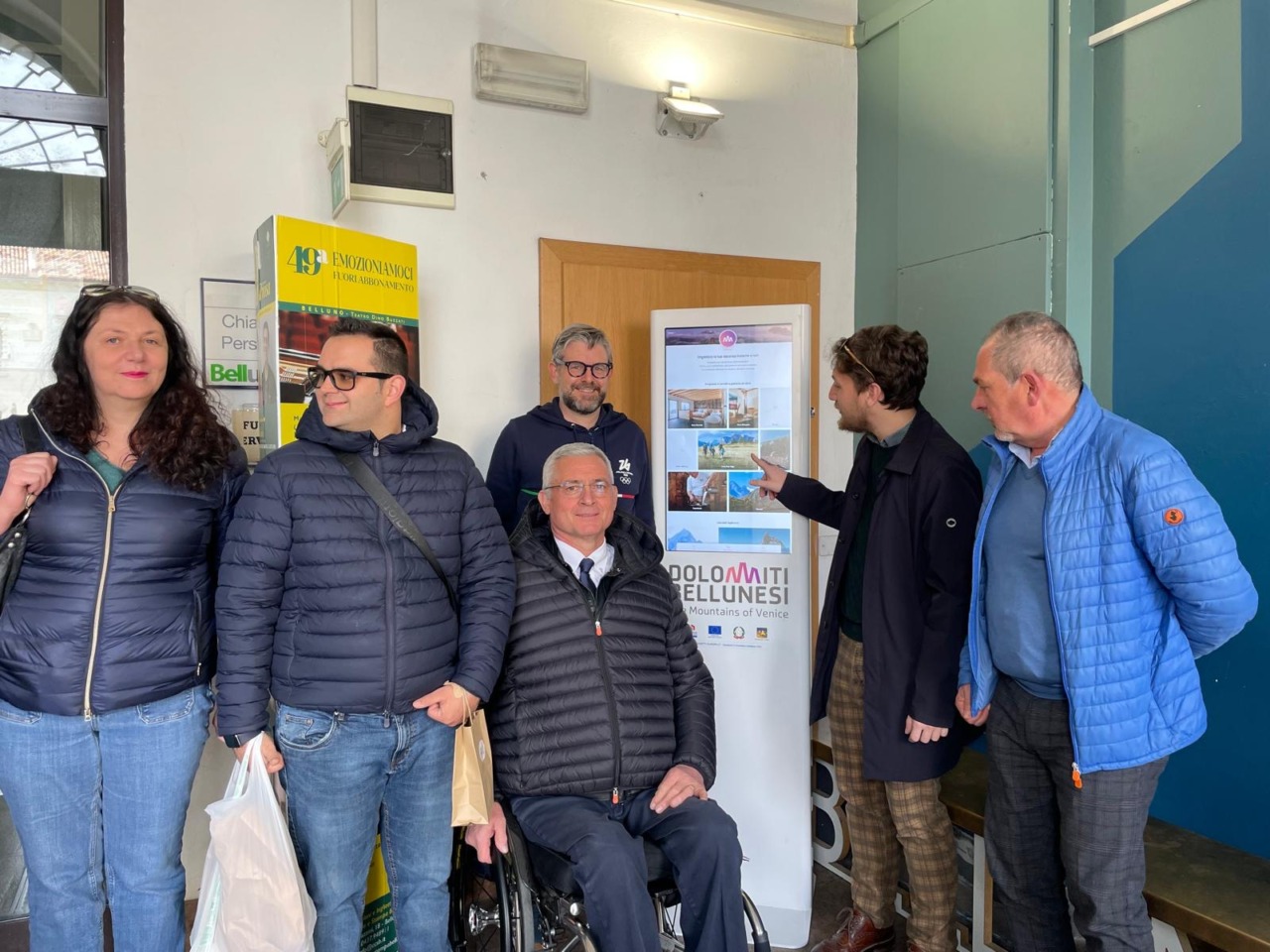 Un totem digitale per scoprire Belluno e le Dolomiti: informazioni a portata di touch
