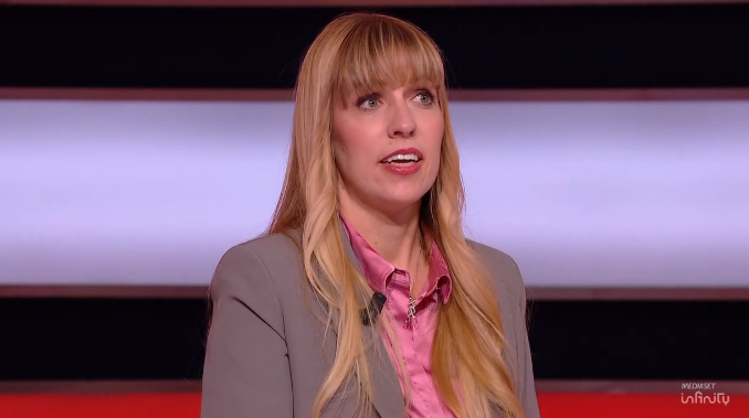 Valeria a La Ruota Della Fortuna