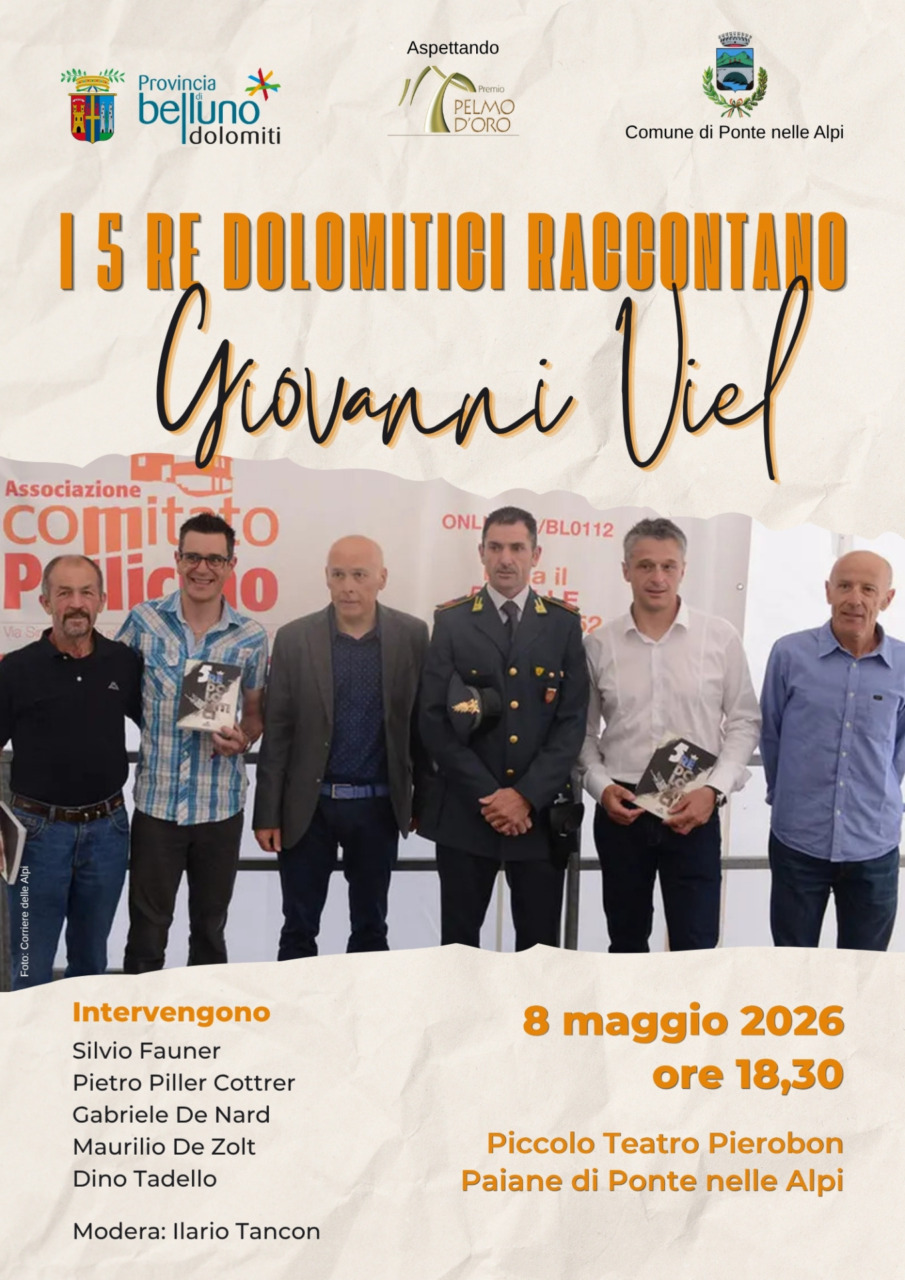 Ponte nelle Alpi omaggia Giovanni Viel con i grandi campioni delle vette