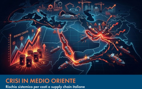 Crisi in Medio Oriente: rischio sistemico per costi e supply chain italiane