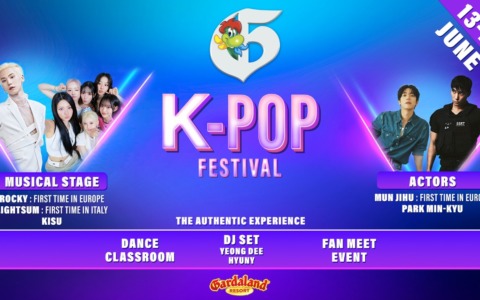 Gardaland Resort lancia il primo festival italiano interamente dedicato al fenomeno K-pop